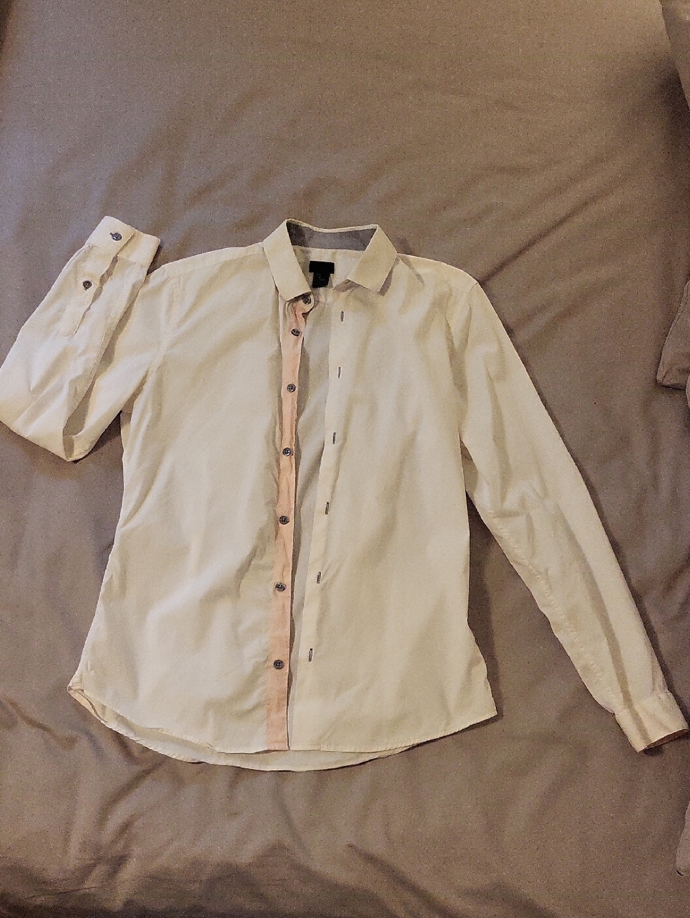 H&M White Button-Up Shirt
